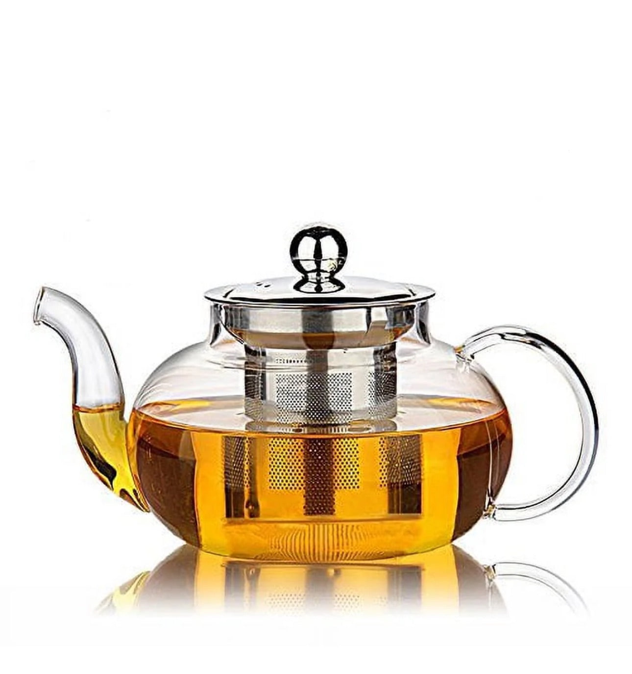Herbal Fantasy Glass Teapot